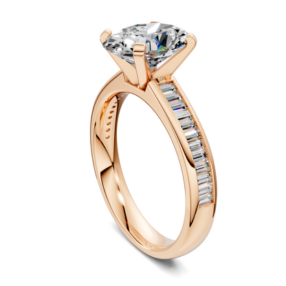 Bianca Baguette Channel Ring Setting