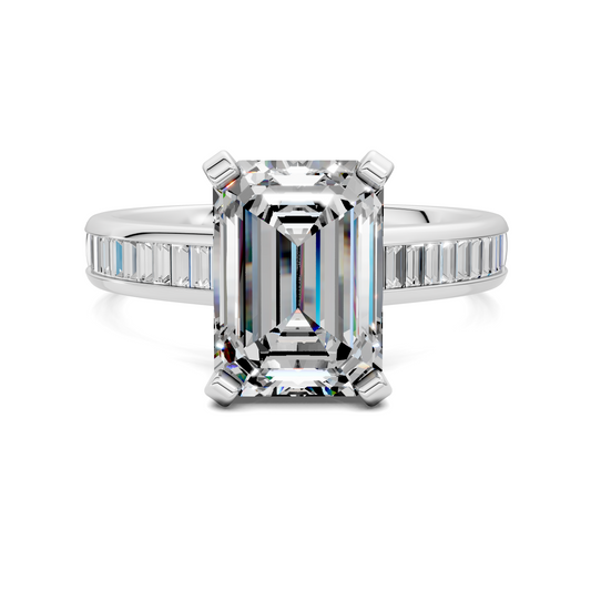 Bianca Baguette Channel Ring Setting