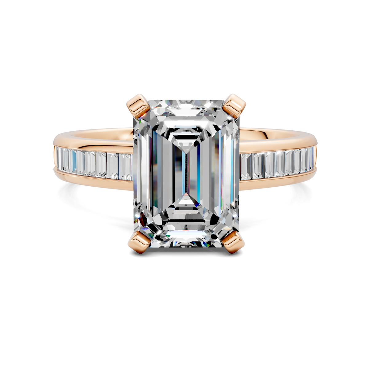 Bianca Baguette Channel Ring Setting