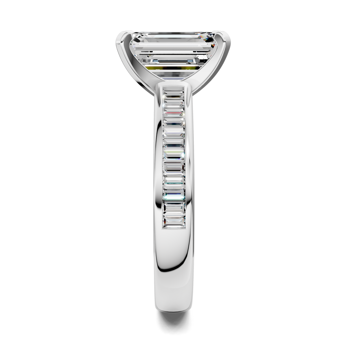 Bianca Baguette Channel Ring Setting