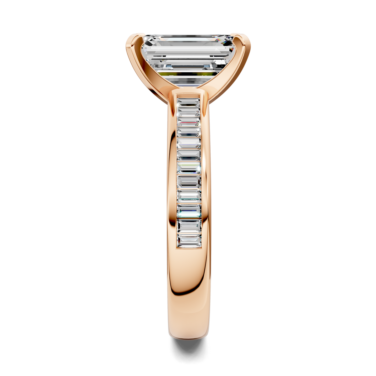 Bianca Baguette Channel Ring Setting