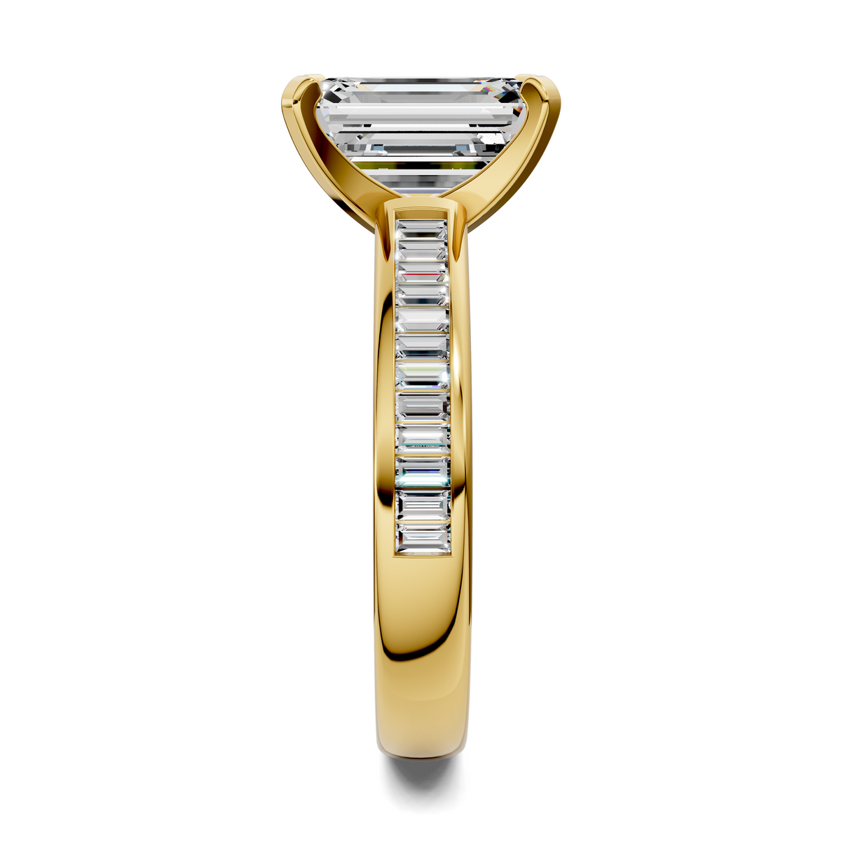 Bianca Baguette Channel Ring Setting
