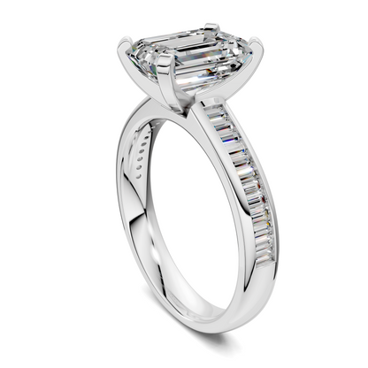 Bianca Baguette Channel Ring Setting