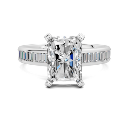 Bianca Baguette Channel Ring Setting