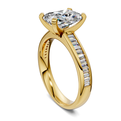 Bianca Baguette Channel Ring Setting