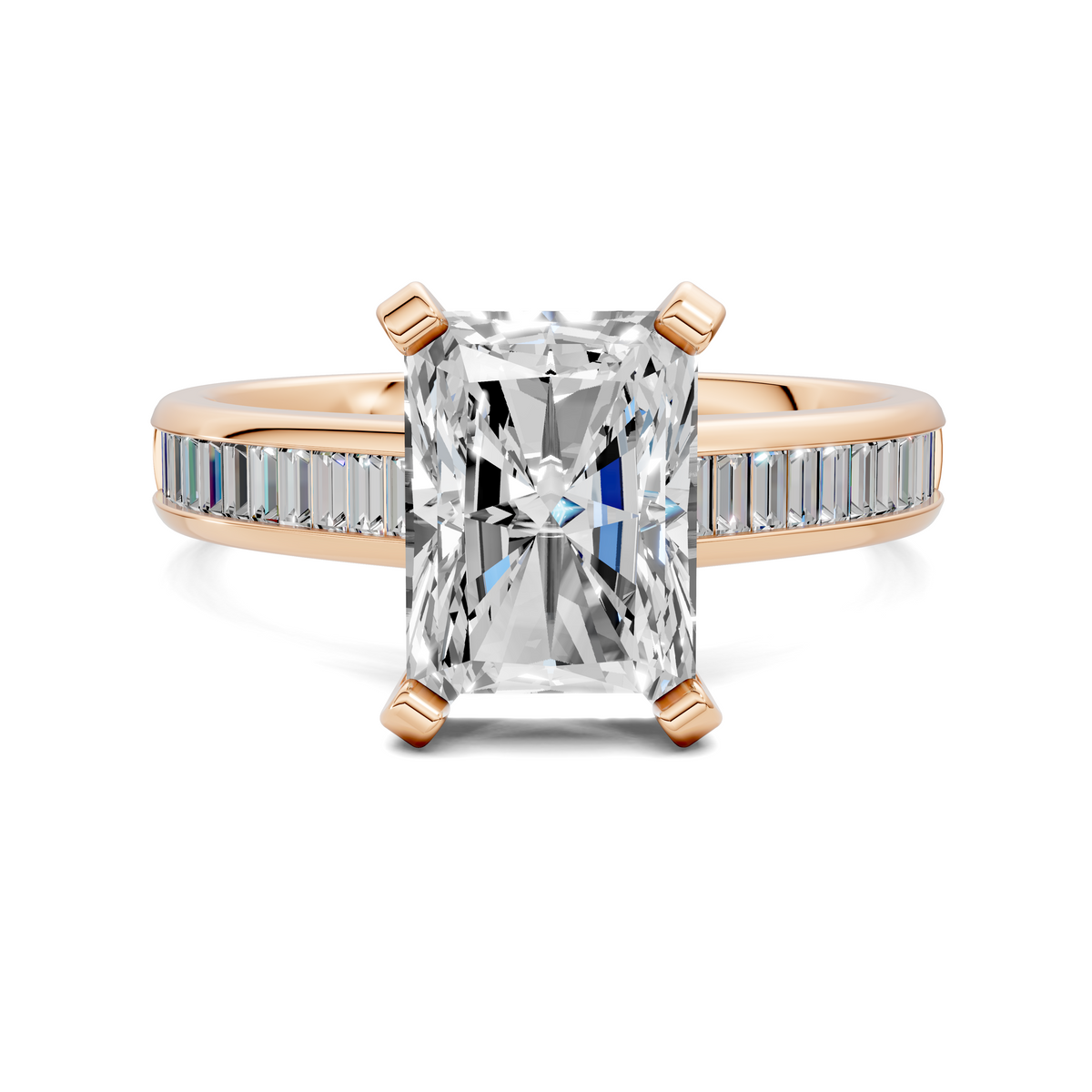 Bianca Baguette Channel Ring Setting