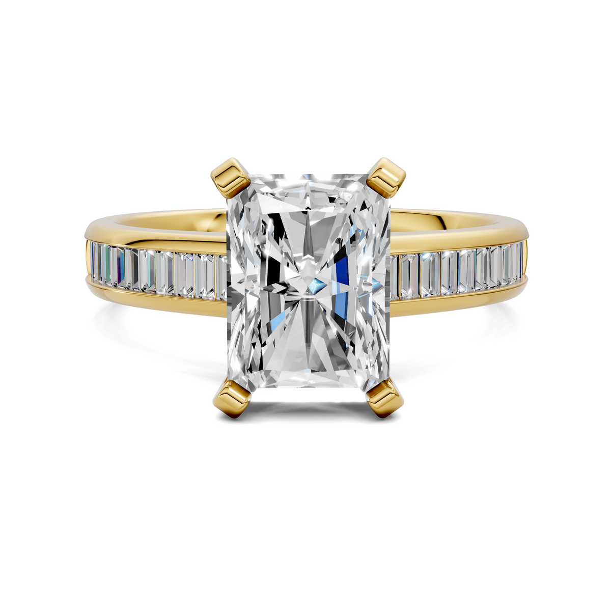 Bianca Baguette Channel Ring Setting