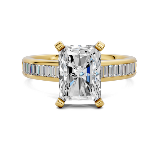 Bianca Baguette Channel Ring Setting