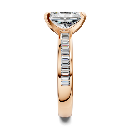 Bianca Baguette Channel Ring Setting