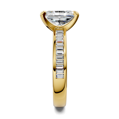 Bianca Baguette Channel Ring Setting
