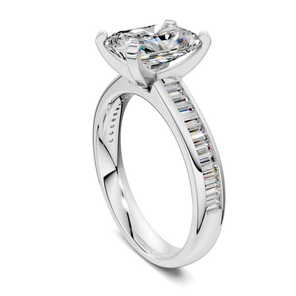 Bianca Baguette Channel Ring Setting