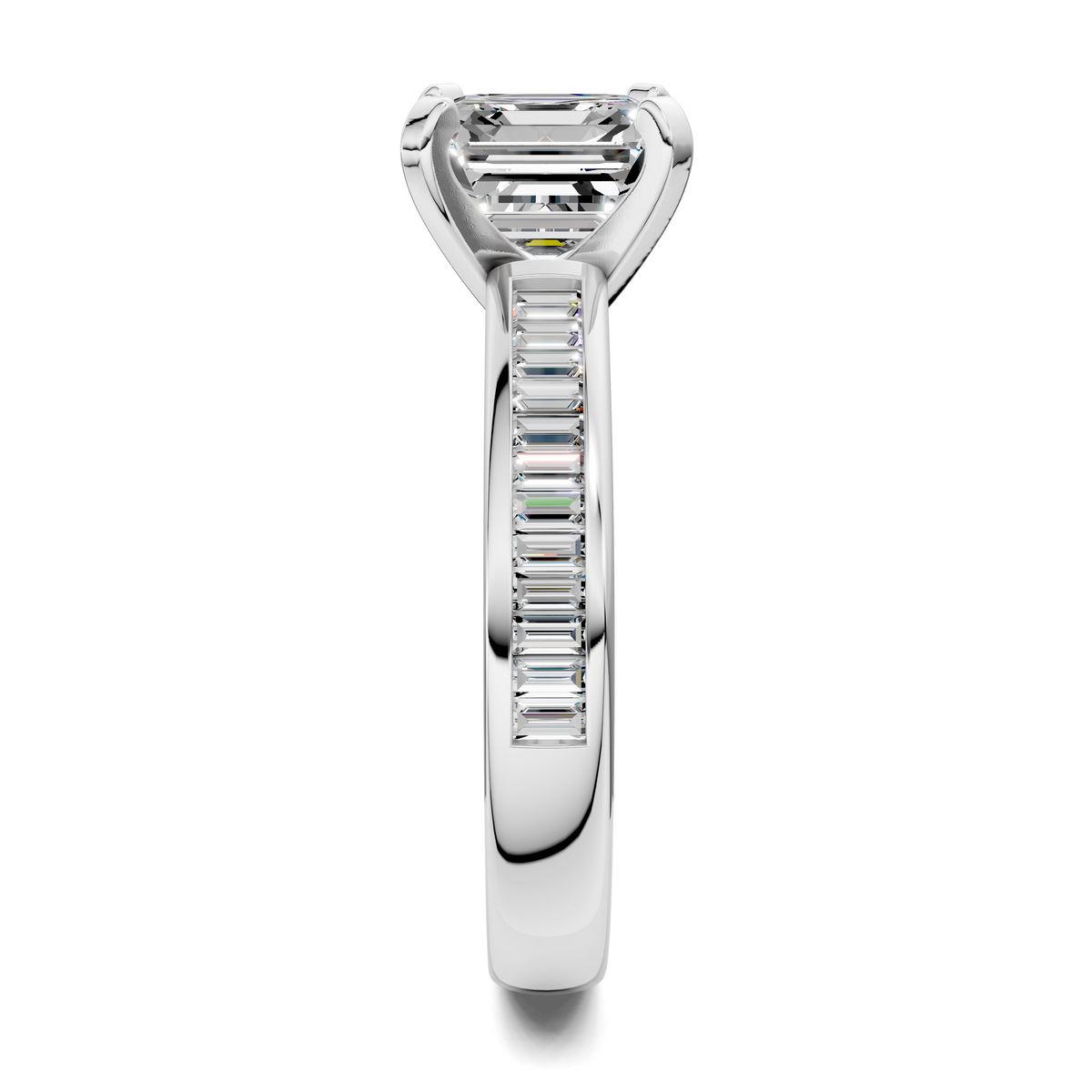Bianca Baguette Channel Ring Setting