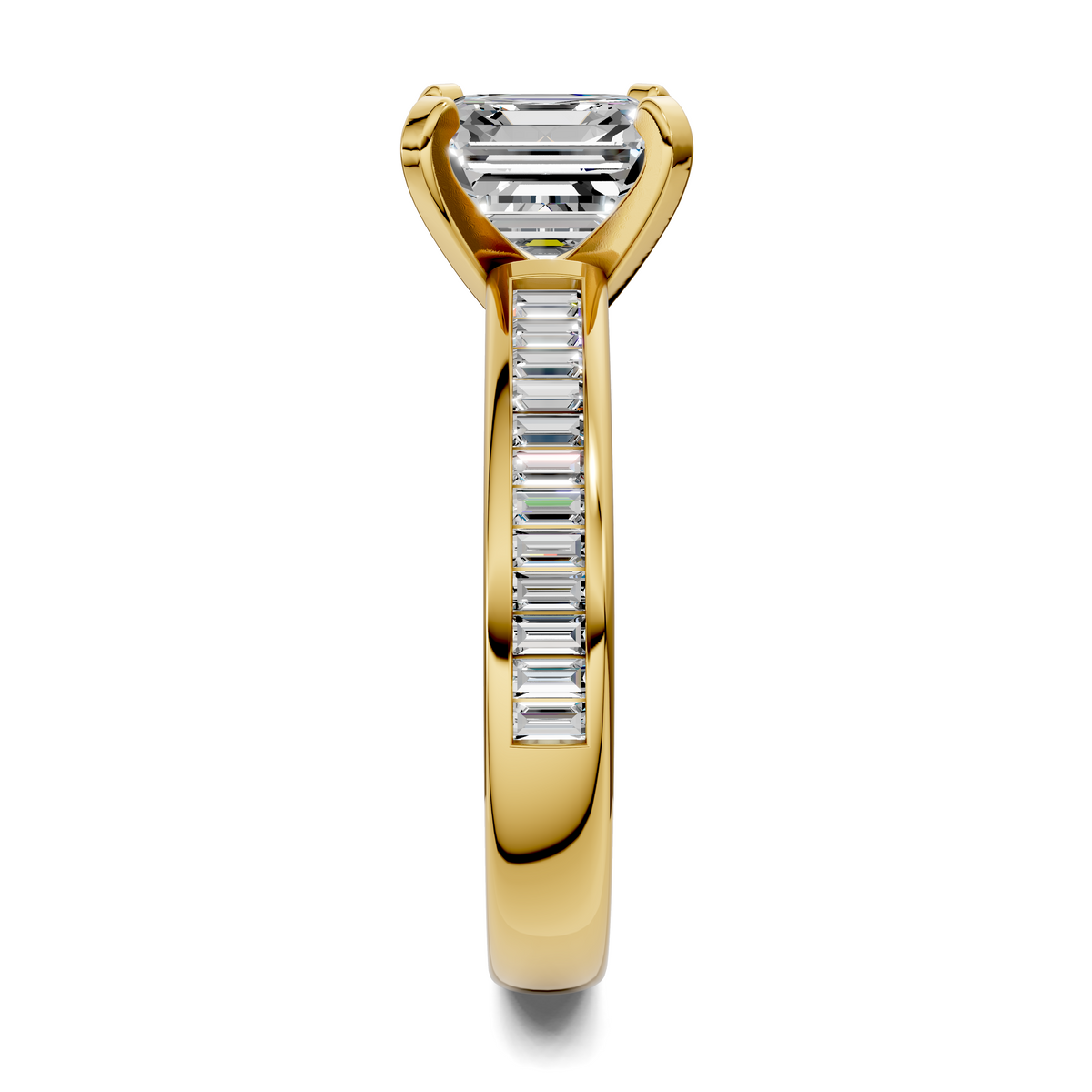 Bianca Baguette Channel Ring Setting