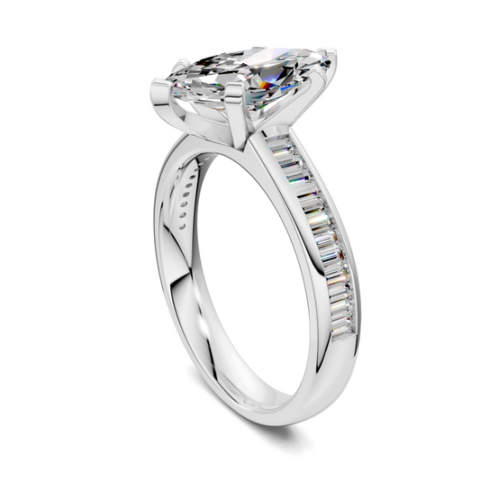 Bianca Baguette Channel Ring Setting