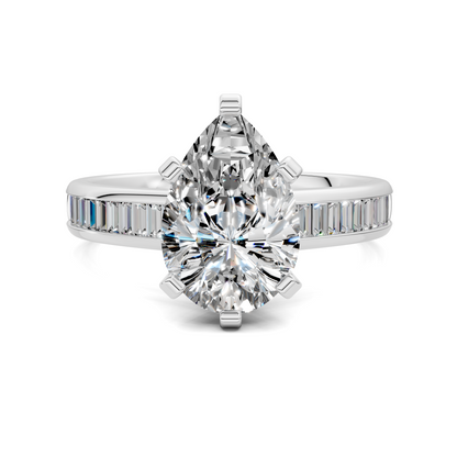 Bianca Baguette Channel Ring Setting
