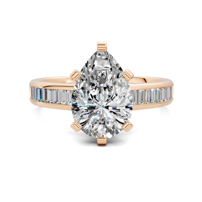 Bianca Baguette Channel Ring Setting