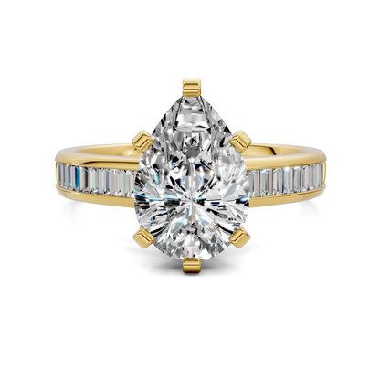 Bianca Baguette Channel Ring Setting