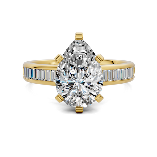 Bianca Baguette Channel Ring Setting