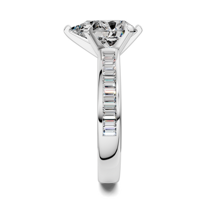 Bianca Baguette Channel Ring Setting