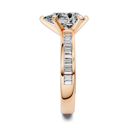 Bianca Baguette Channel Ring Setting