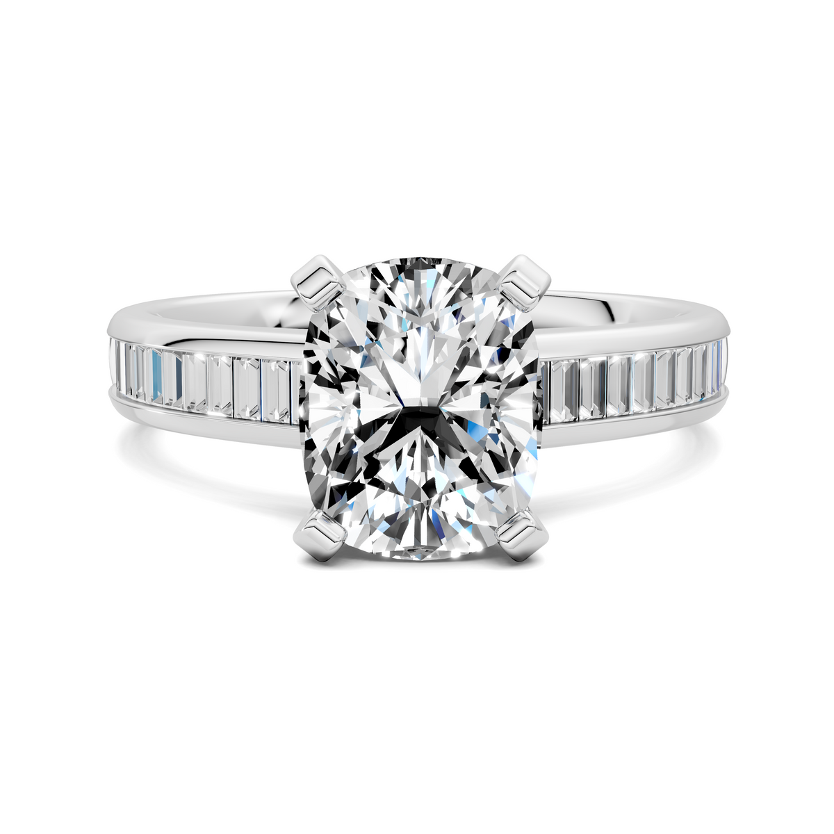 Bianca Baguette Channel Ring Setting