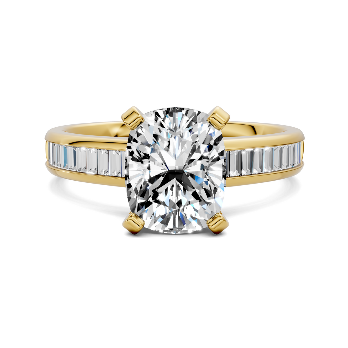 Bianca Baguette Channel Ring Setting