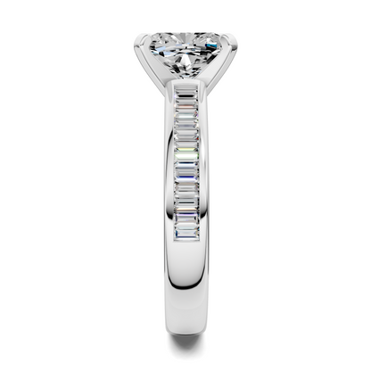 Bianca Baguette Channel Ring Setting