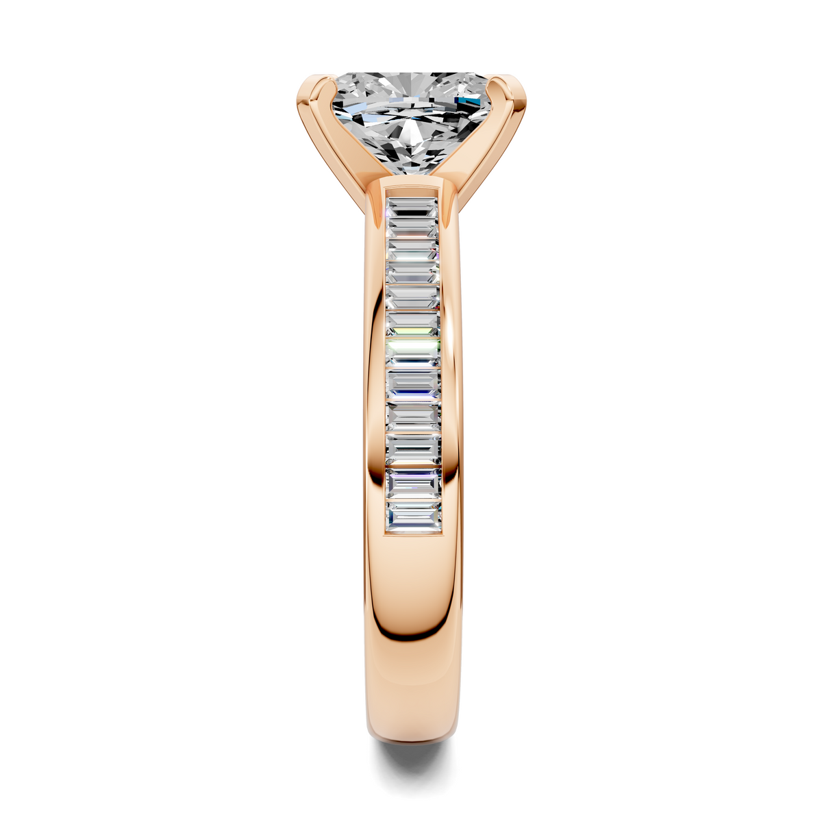 Bianca Baguette Channel Ring Setting