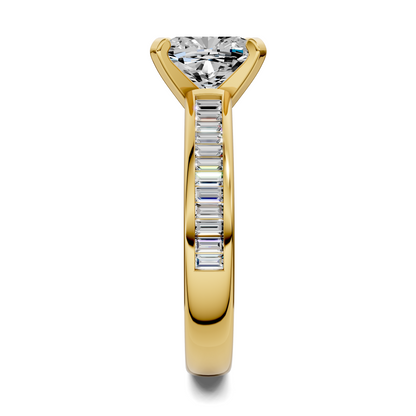 Bianca Baguette Channel Ring Setting