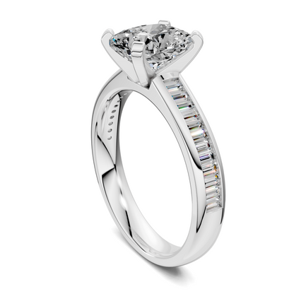 Bianca Baguette Channel Ring Setting