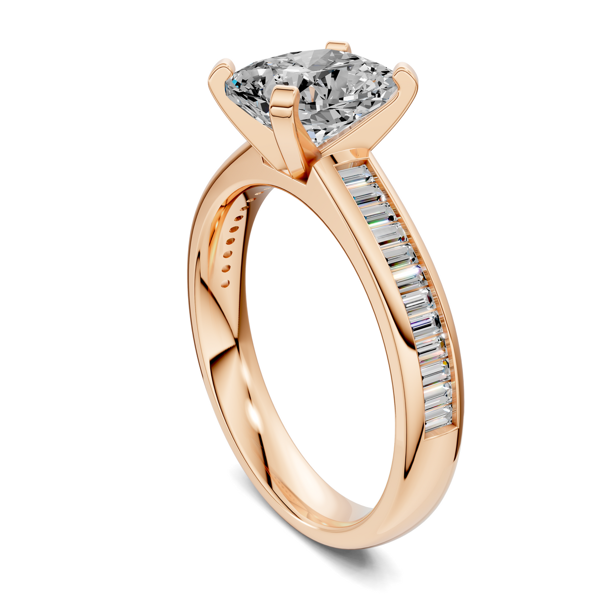 Bianca Baguette Channel Ring Setting