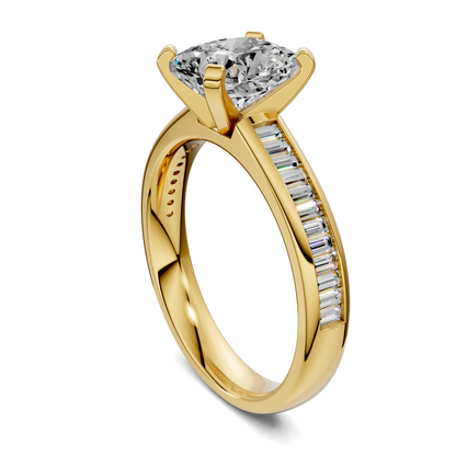 Bianca Baguette Channel Ring Setting