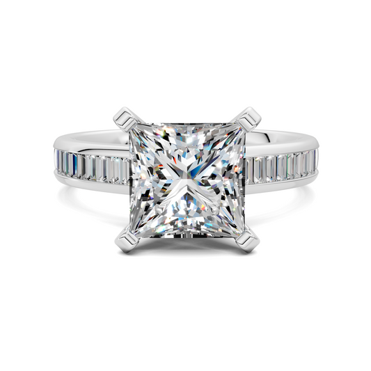 Bianca Baguette Channel Ring Setting