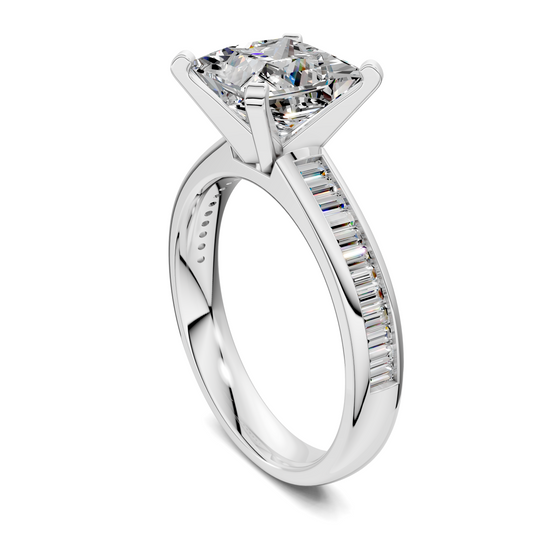 Bianca Baguette Channel Ring Setting