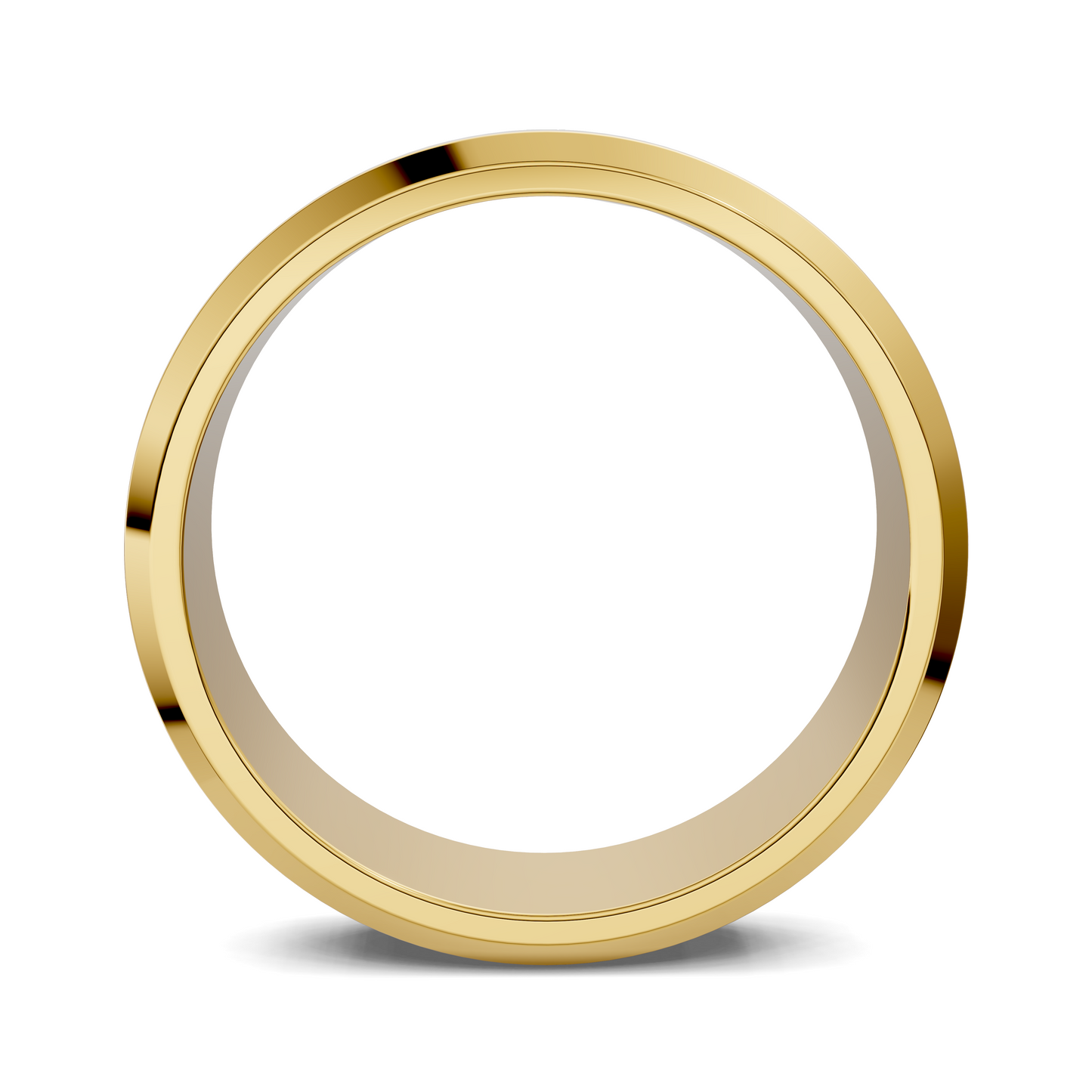 WYATT MATTE BEVELED DIAMOND BAND
