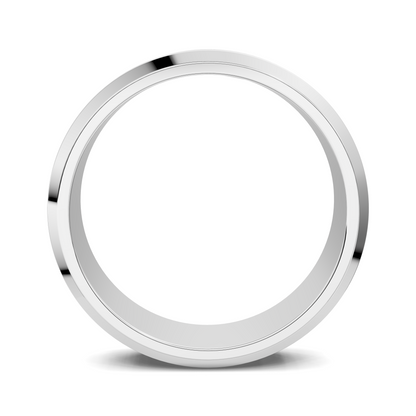 WYATT MATTE BEVELED DIAMOND BAND