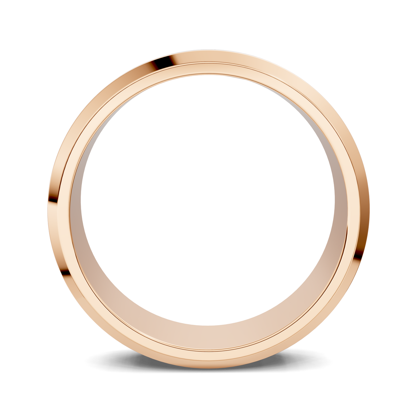 WYATT MATTE BEVELED DIAMOND BAND