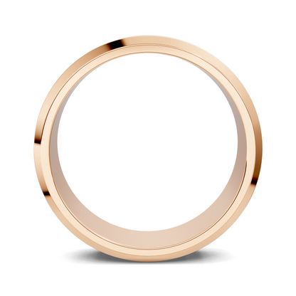 WYATT MATTE BEVELED DIAMOND BAND