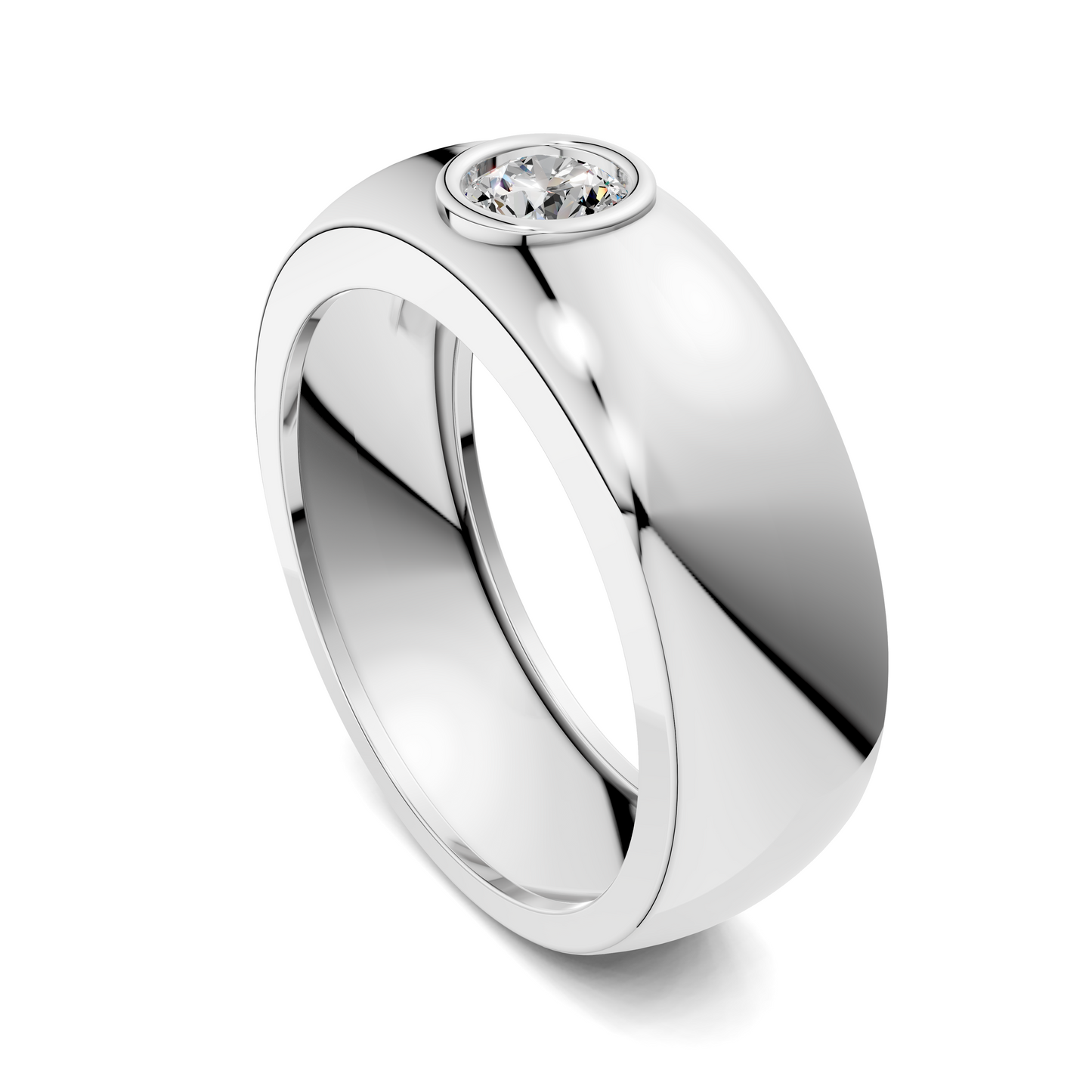 WINSTON DOMED BEZEL BAND