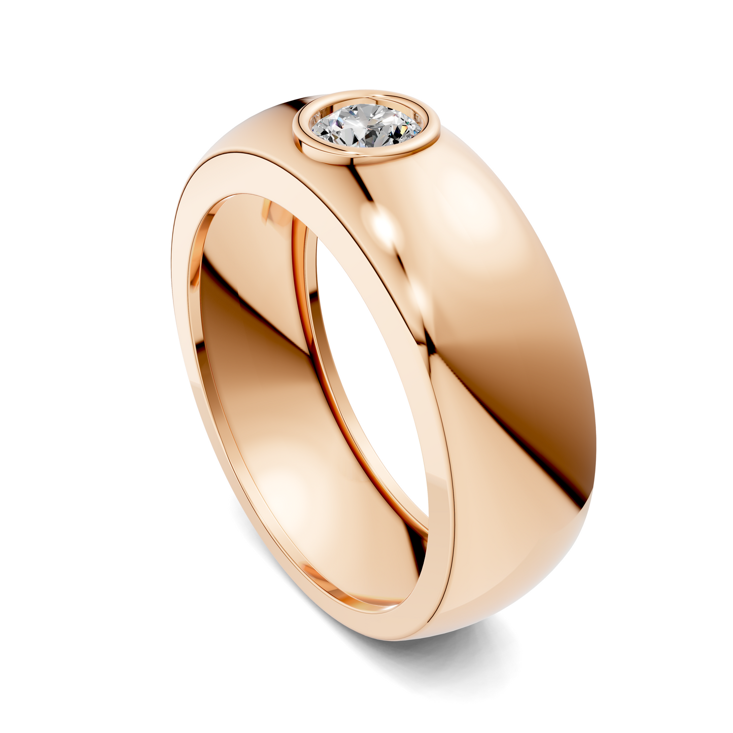 WINSTON DOMED BEZEL BAND