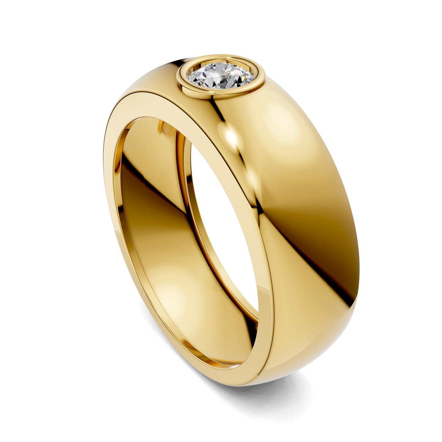 WINSTON DOMED BEZEL BAND