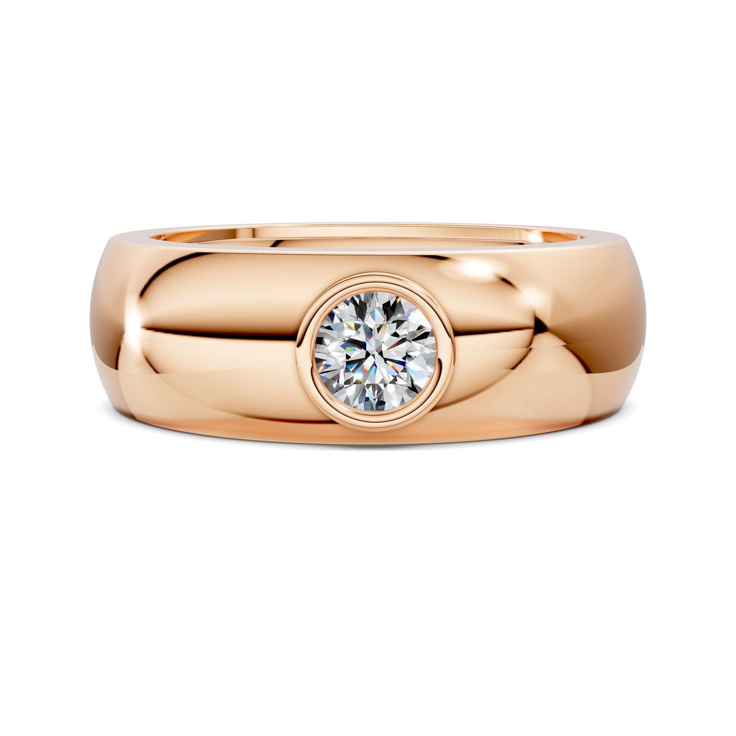 WINSTON DOMED BEZEL BAND