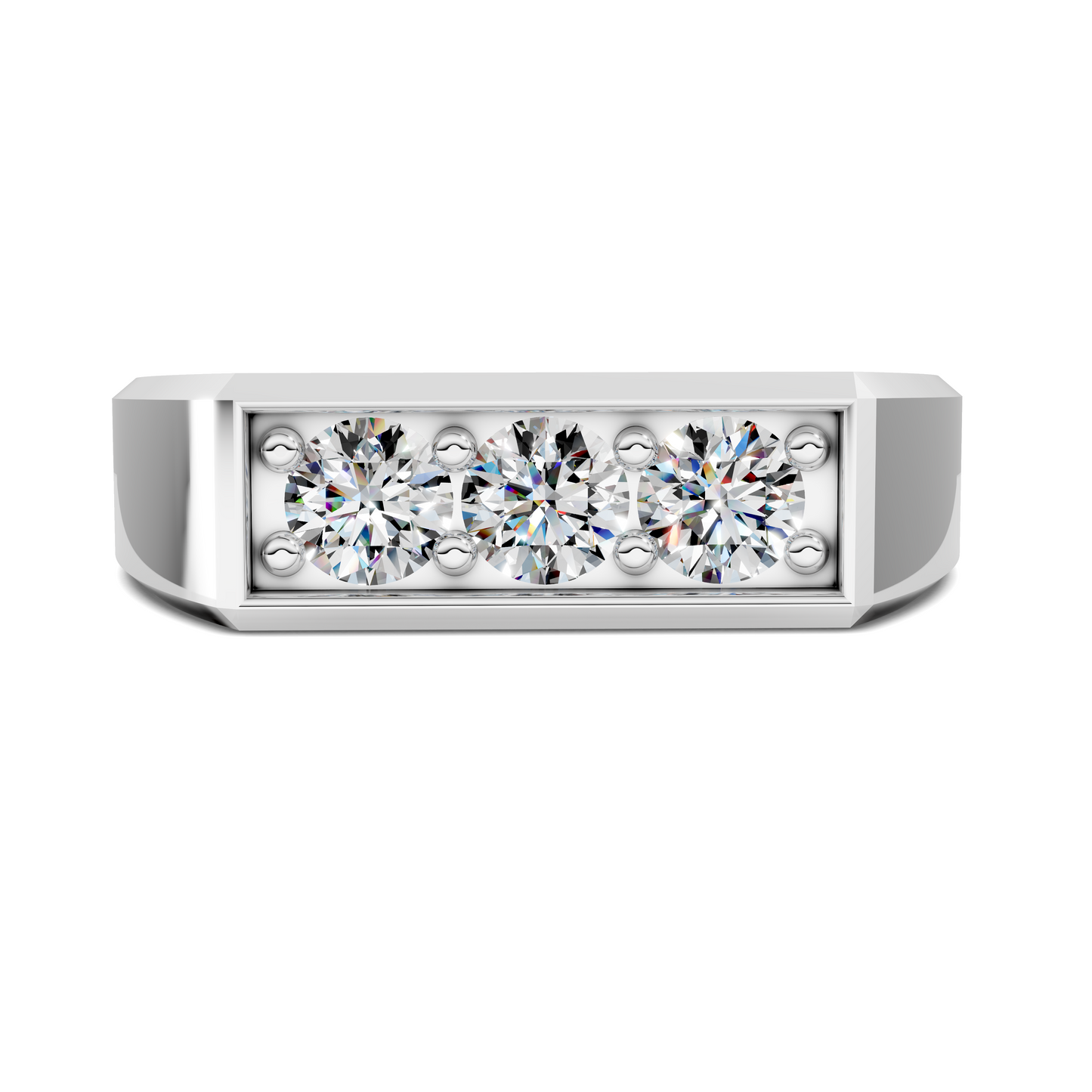 DAVID THREE STONE RING