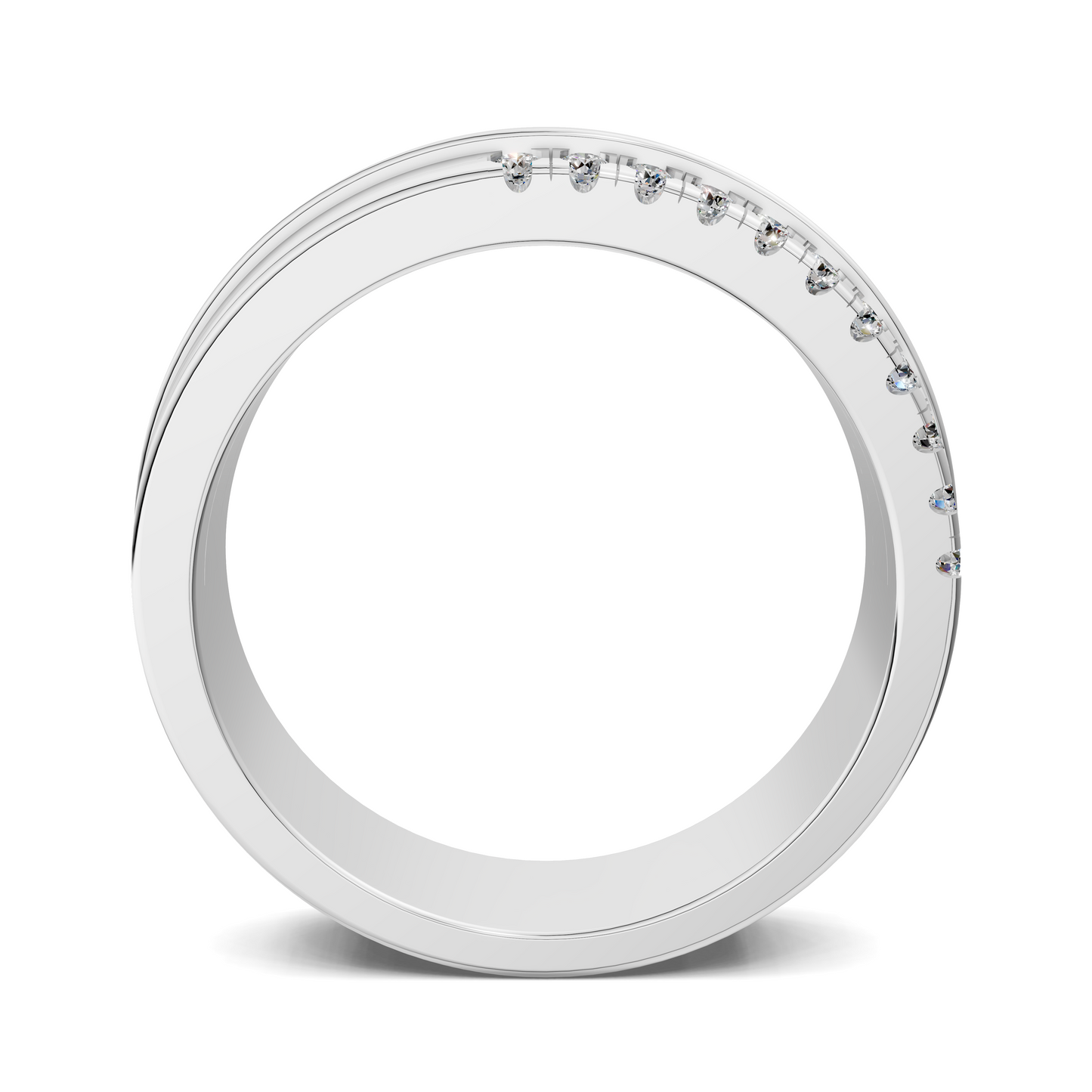 BLAKE OFFSET DIAMOND BAND