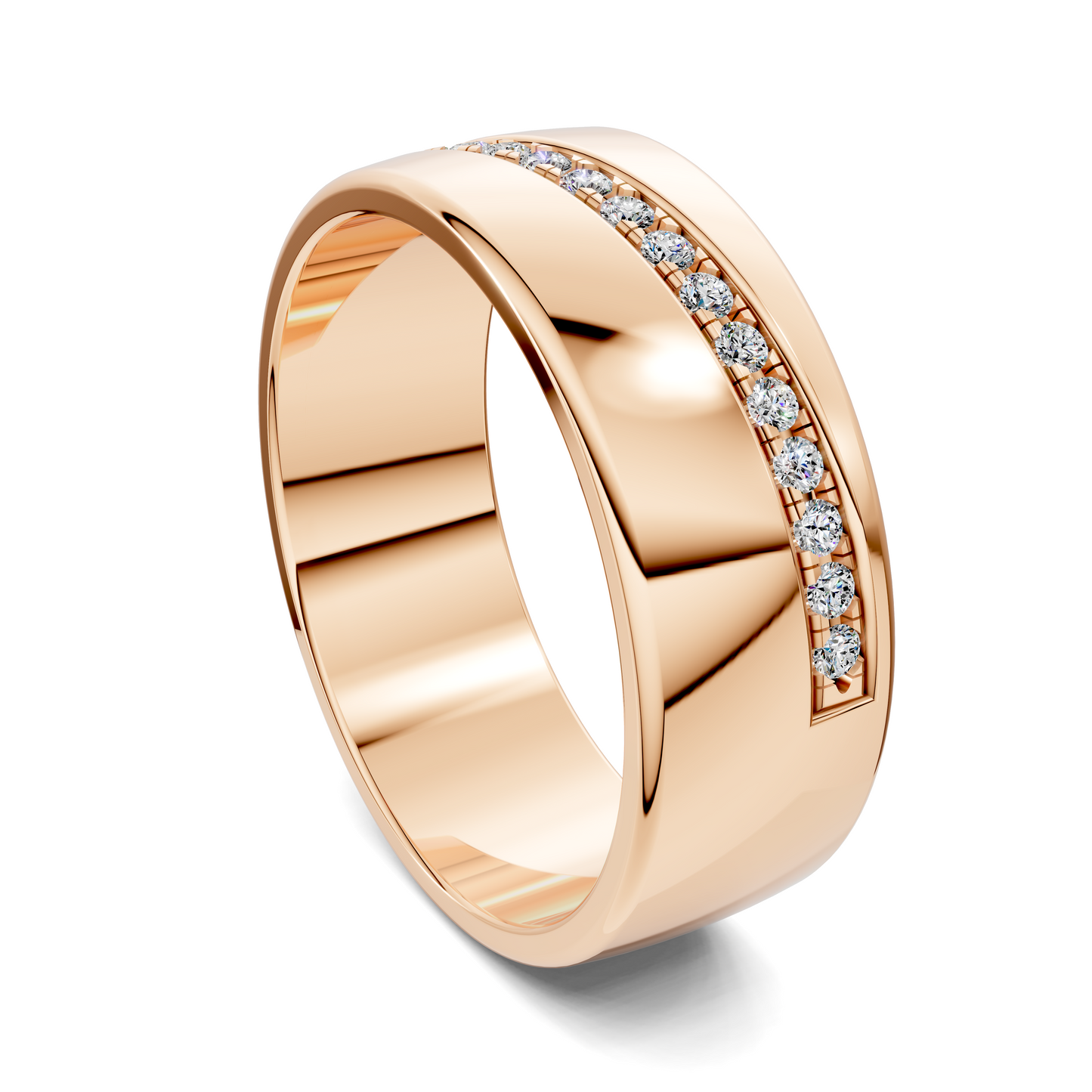 EDWIN DIAGONAL CHANNEL DIAMOND BAND