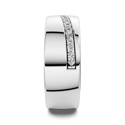 EDWIN DIAGONAL CHANNEL DIAMOND BAND