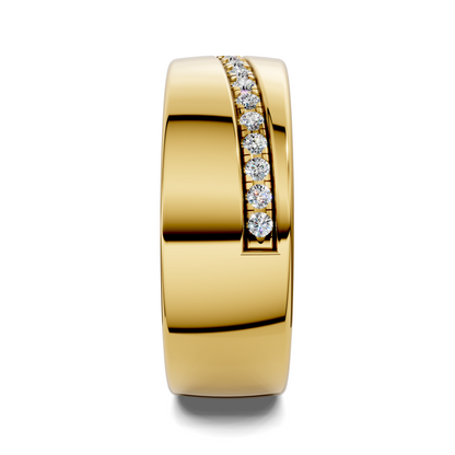 EDWIN DIAGONAL CHANNEL DIAMOND BAND