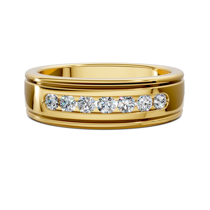 HUGO SATIN DIAMOND BAND