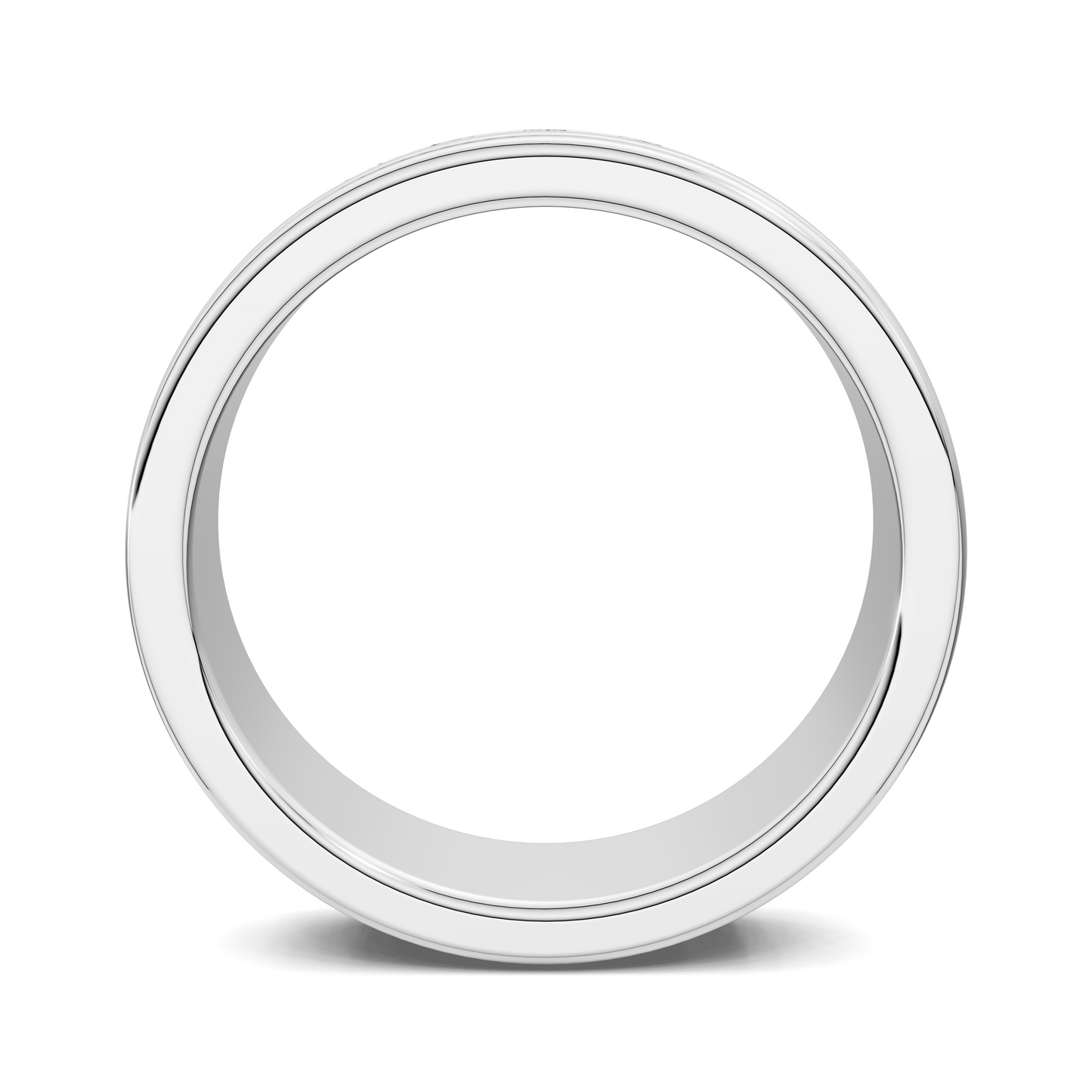 HUGO SATIN DIAMOND BAND