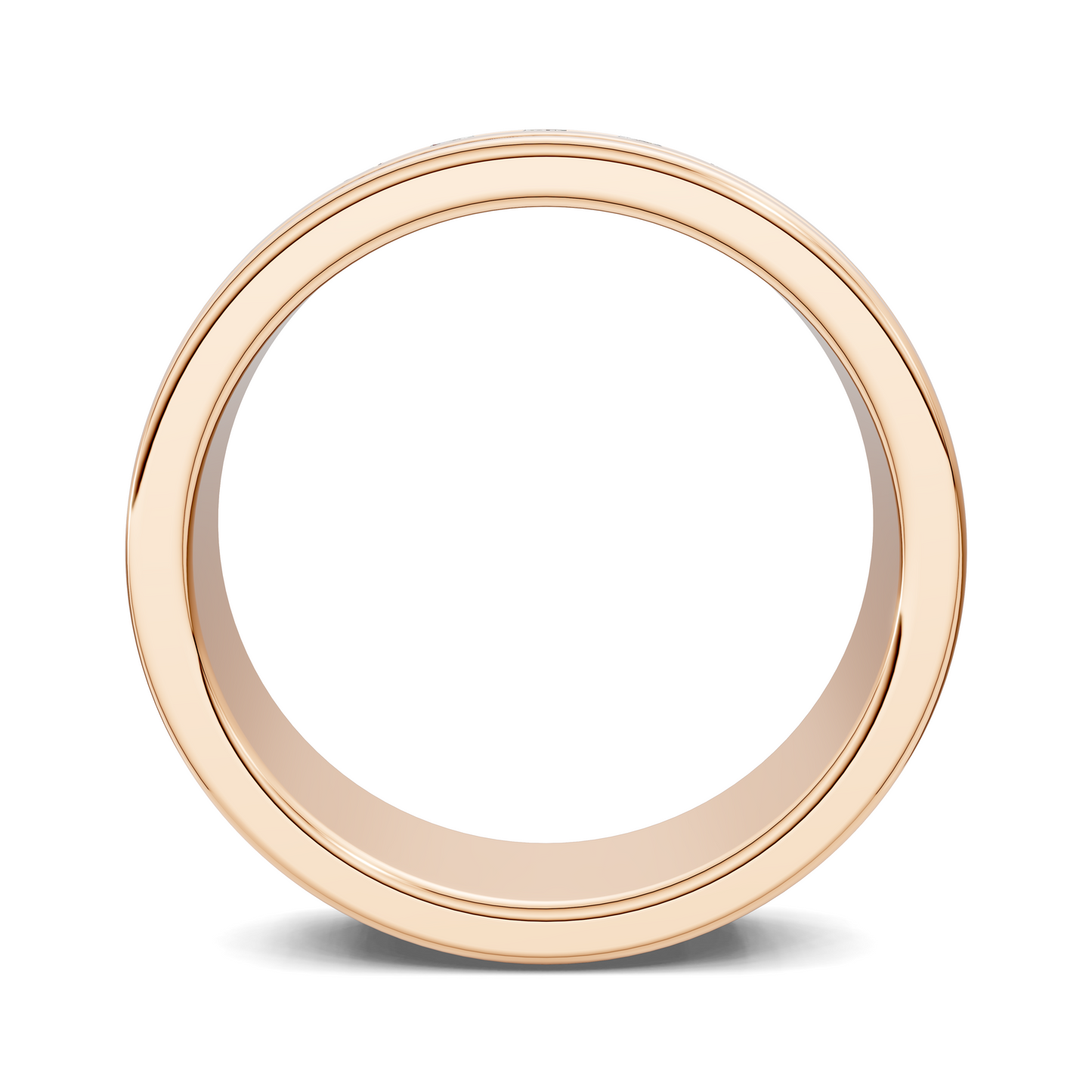 HUGO SATIN DIAMOND BAND